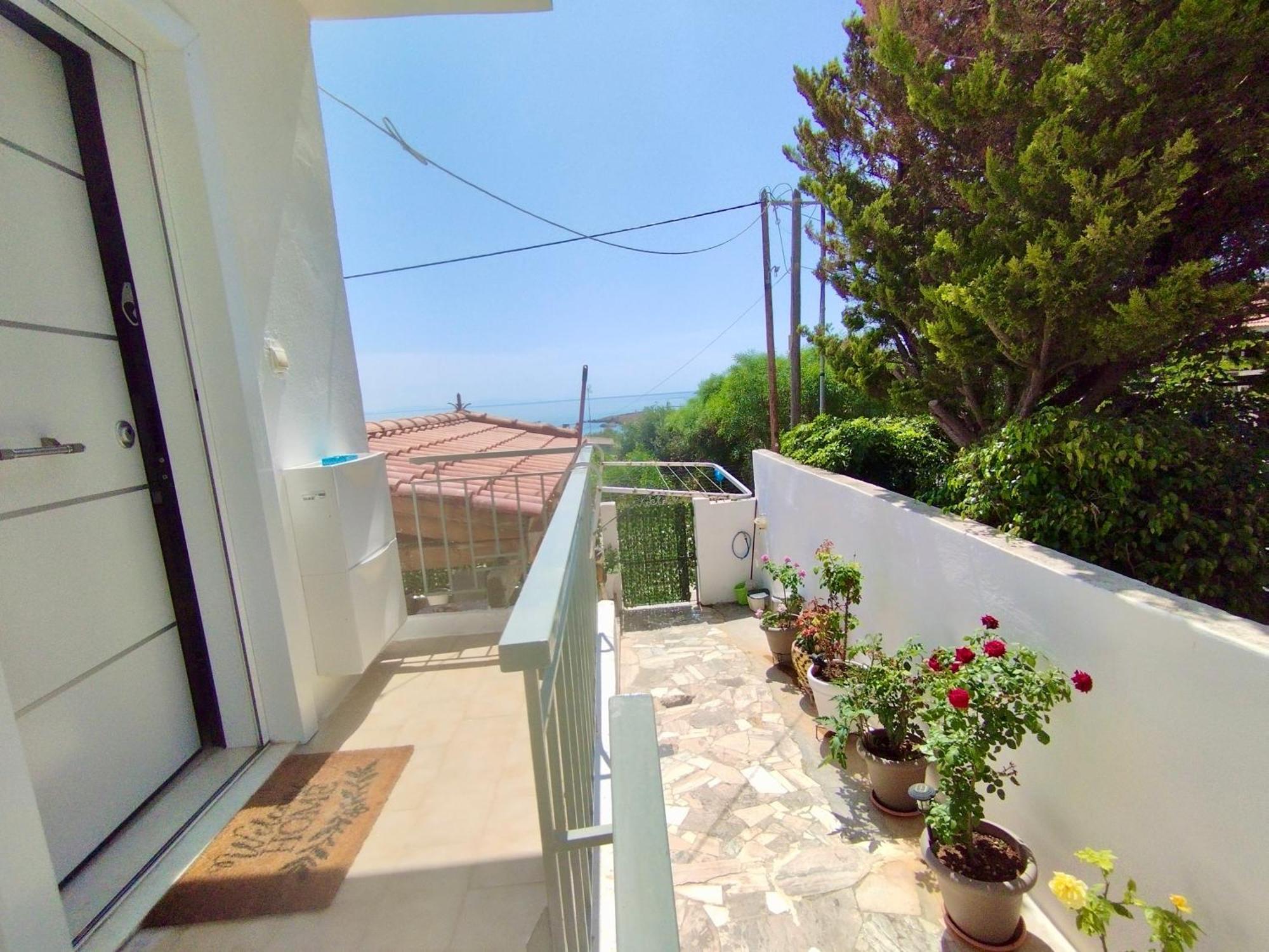 Sofia'S Seaview Villa Near Airport And Beach Artemida  Exteriör bild