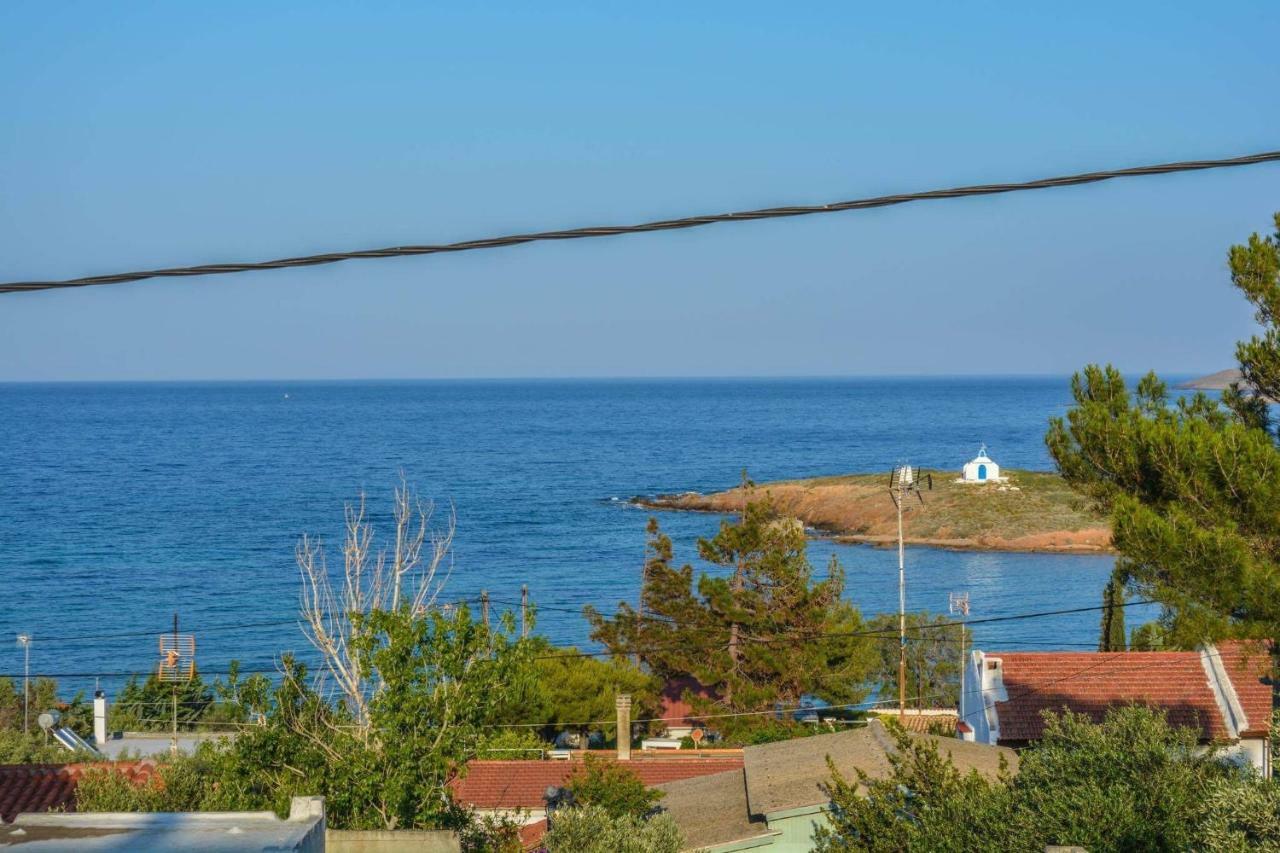 Sofia'S Seaview Villa Near Airport And Beach Artemida  Exteriör bild