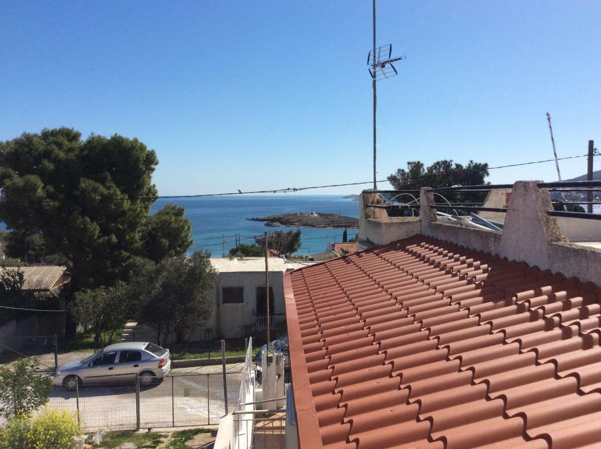 Sofia'S Seaview Villa Near Airport And Beach Artemida  Exteriör bild